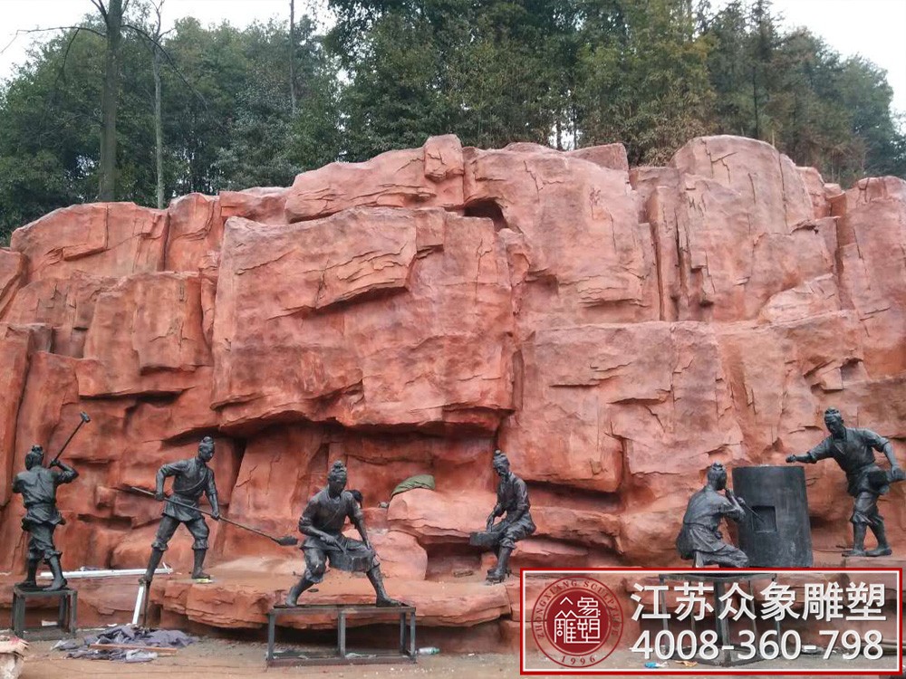 湖北鑄造過(guò)程鑄銅場(chǎng)景